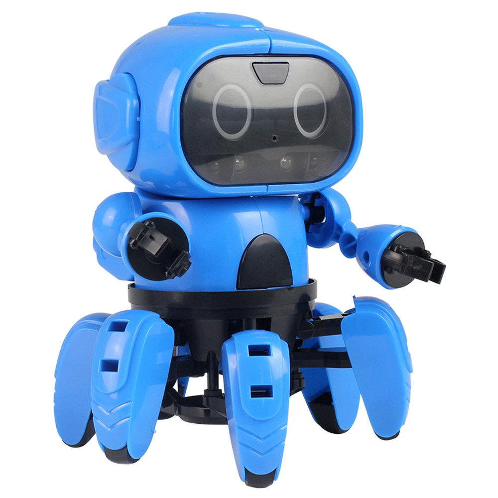

2PCS MoFun-963 DIY 6-Legged Intelligent Robot Toy Gesture Sensing Follow Mode Infrared Obstacle Avoidance
