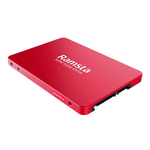 Ramsta S800 1TB SATA3 High Speed SSD 2.5 Inch Solid State Drive Hard Disk Sequential Read 525MB/s - Red