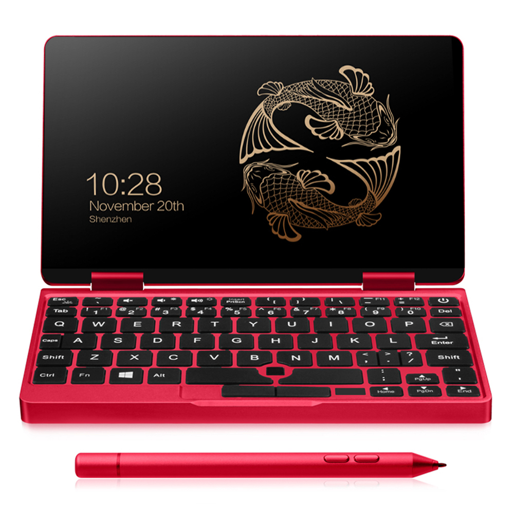 

One Netbook One Mix 2S Yoga Pocket Laptop Intel Core M3-8100Y Dual Core (Red) + Original Stylus Pen (Red
