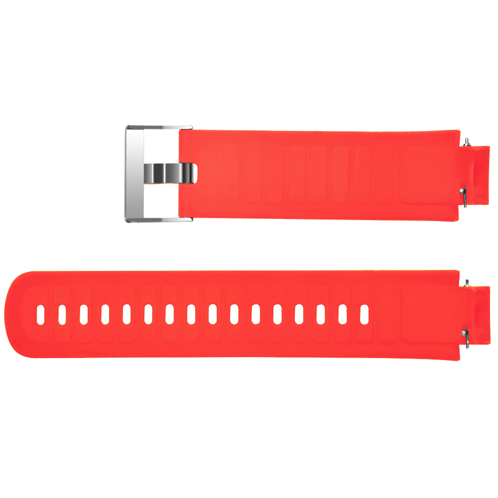 

Replacement Silicon Watch Bracelet Strap 20mm For Huami Amazfit 3 Verge Smart Watch - Red