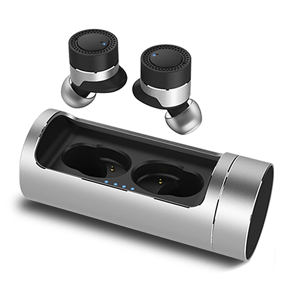 

Ovevo Q62 Wireless Bluetooth Earbuds with Charging Dock 800mAh Battery CVC 6.0 Noise Cancelling - Black