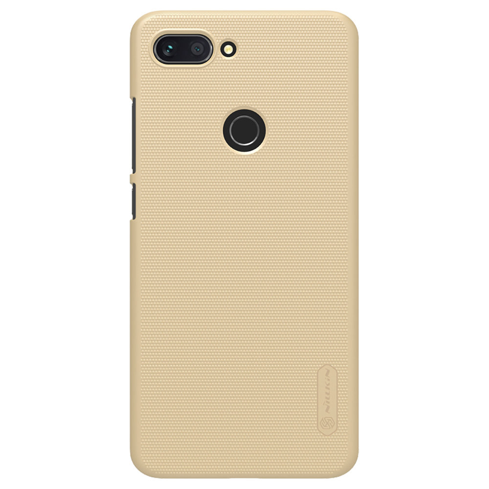 

NILLKIN Matte Hard Phone Case for Xiaomi Mi 8 Lite Protective Back Cover - Gold