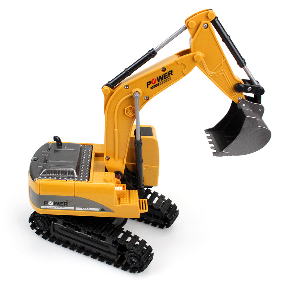 258-1 1:24 6CH Metal Excavator RC Car RTR