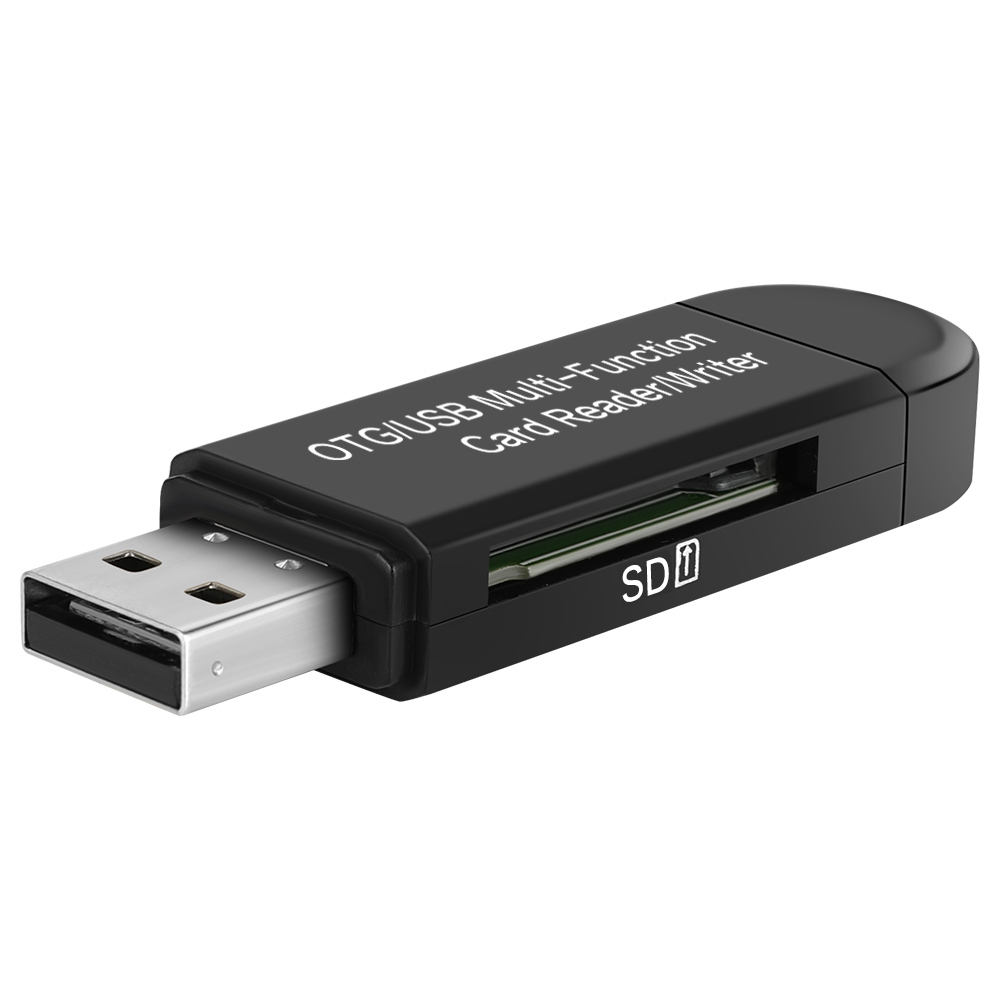 

SD MicroSD Card Reader OTG USB 2.0 for SDXC SDHC