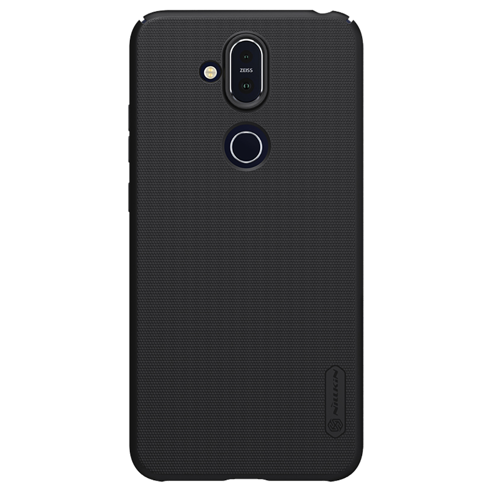 

NILLKIN Matte Hard Phone Case for Nokia 8.1/X7 Protective Back Cover - Black