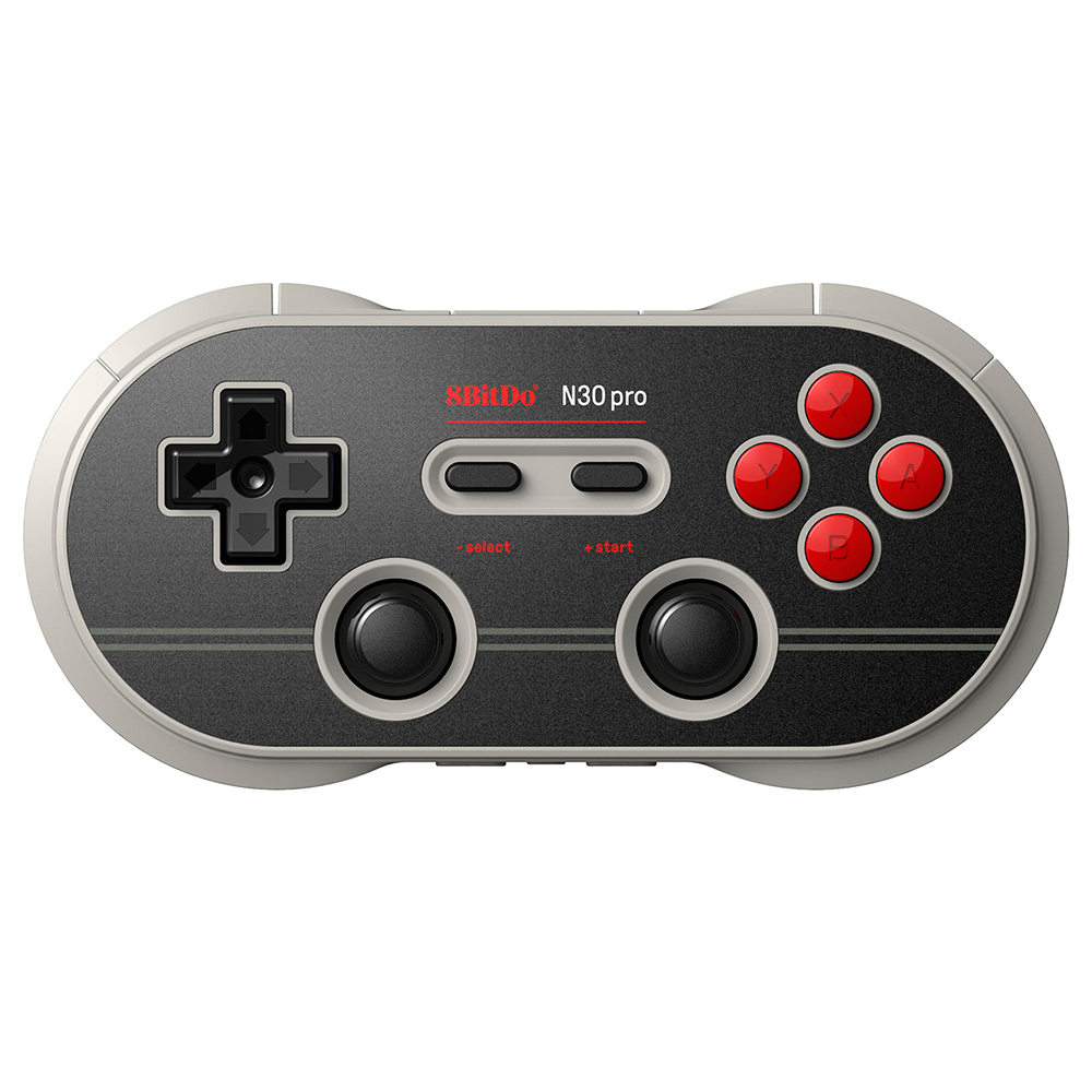 

8Bitdo N30 Pro 2 Wireless Bluetooth Controller Gamepad for Switch Windows Android Macos Steam - Black + Grey