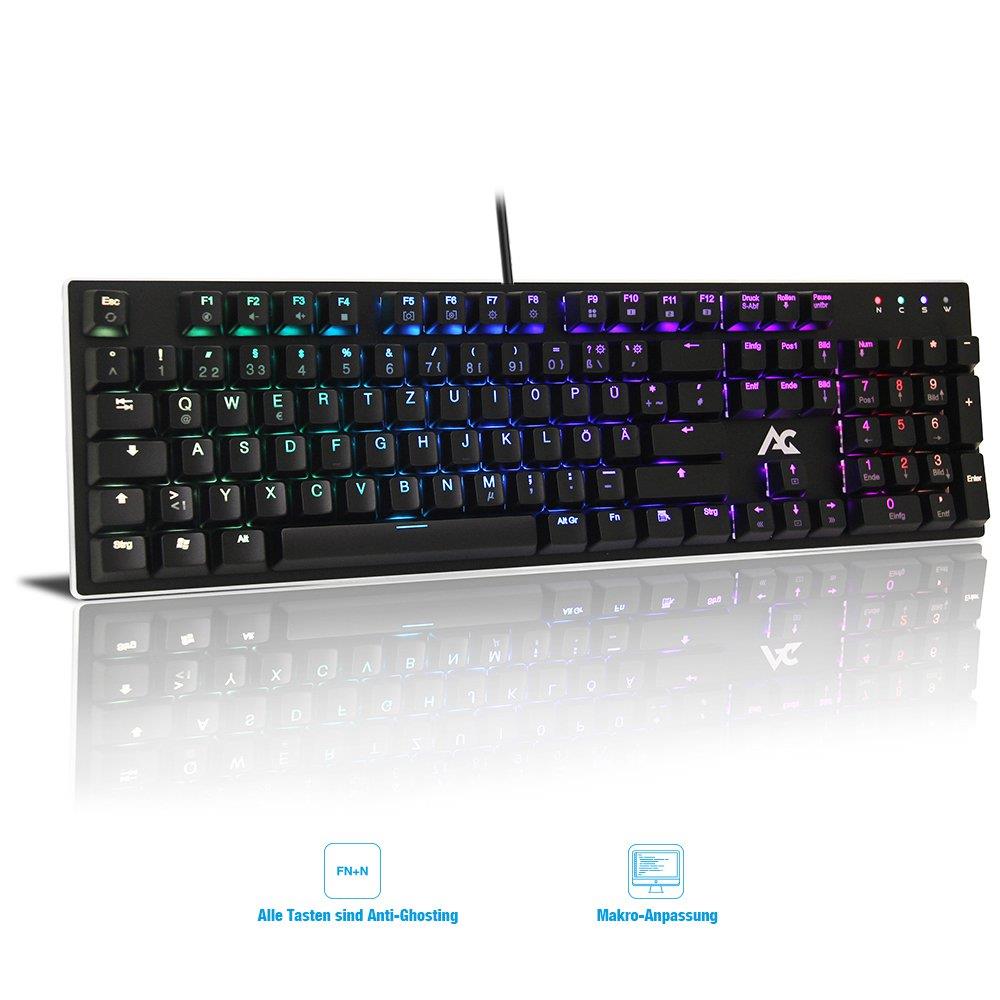 ACGAM AG109R 105 keys RGB Mechanical Keyboard French Layout