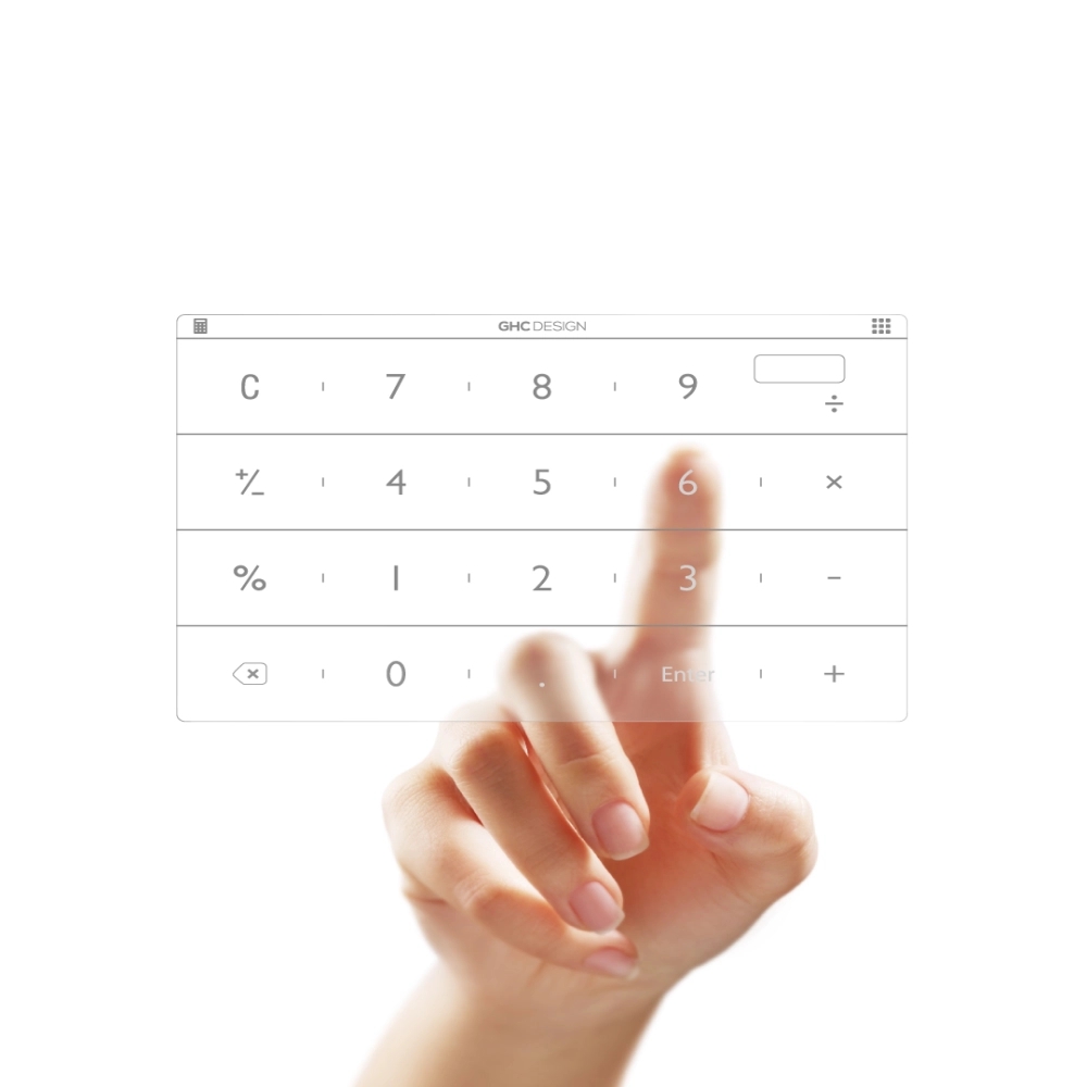 Xiaomi Luckey Nums Smart Keyboard for Xiaomi Air Silver
