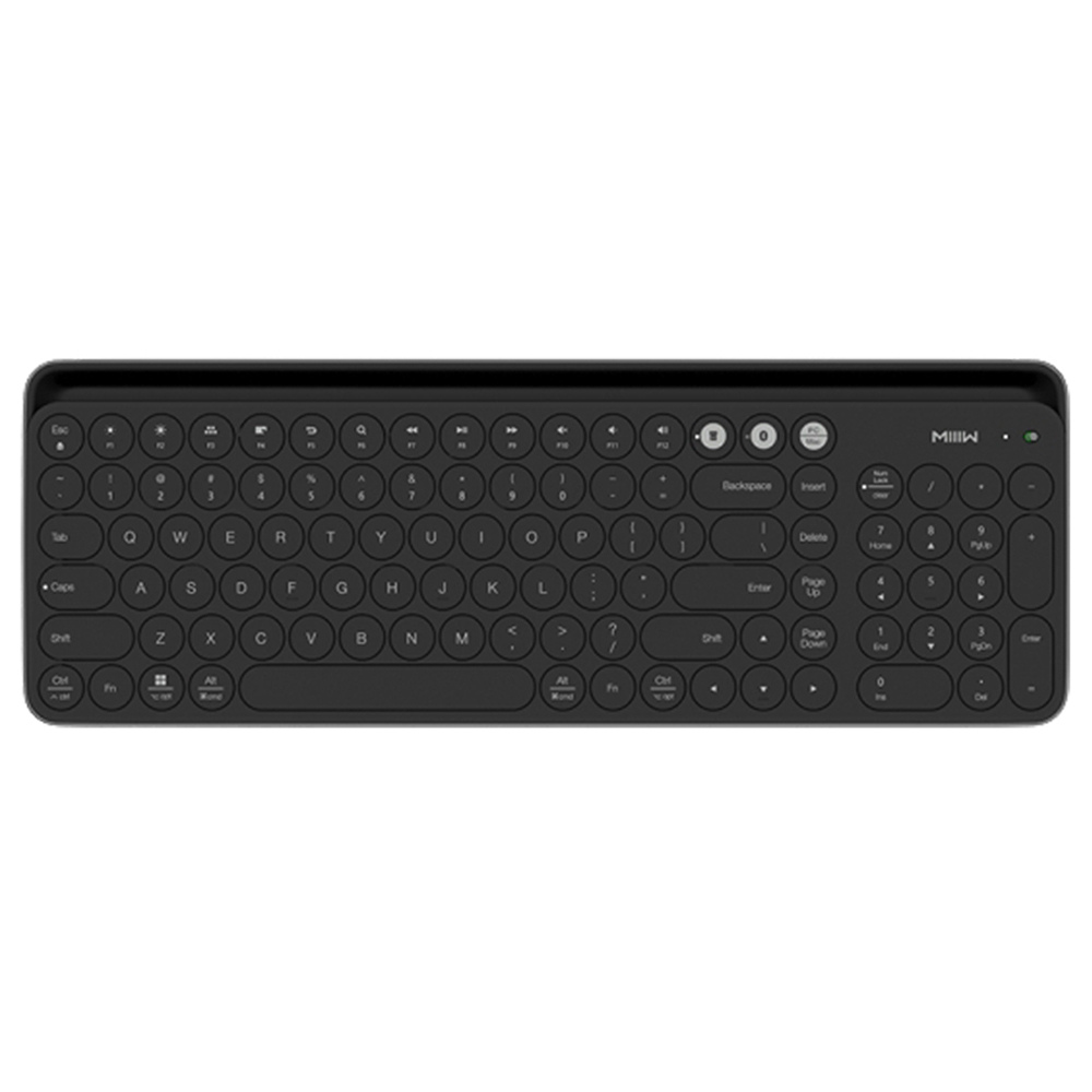 

Xiaomi MIIIW Wireless Bluetooth / 2.4G Dual-mode Keyboard 102 Keys Ergonomics Ultra-thin Design - Black