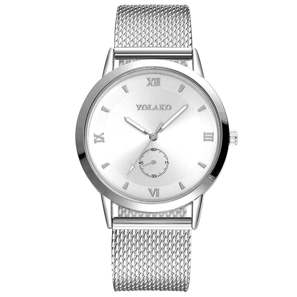 YOLAKO YK26 Women Casual Quartz Watch Silver