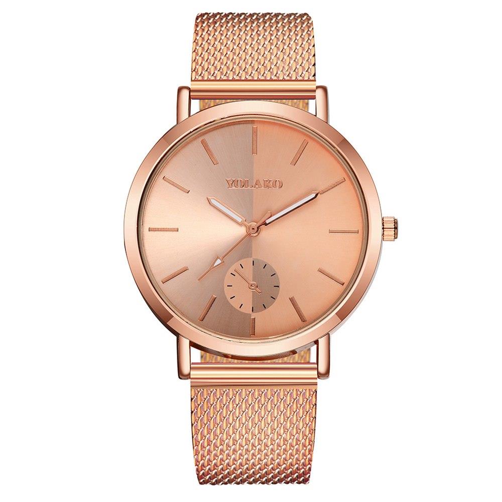 YOLAKO YK119 Casual Quartz Watch Rose Gold