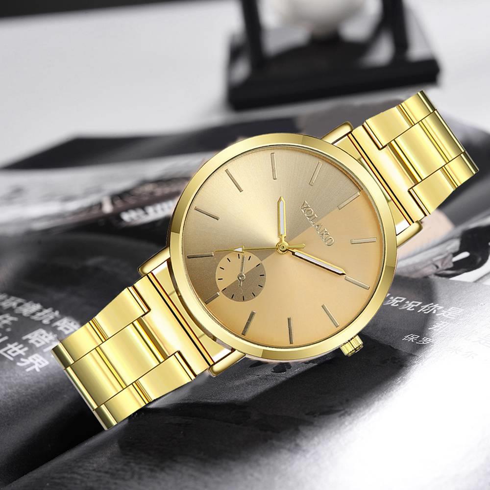 YOLAKO YK120 Casual Quartz Watch Gold