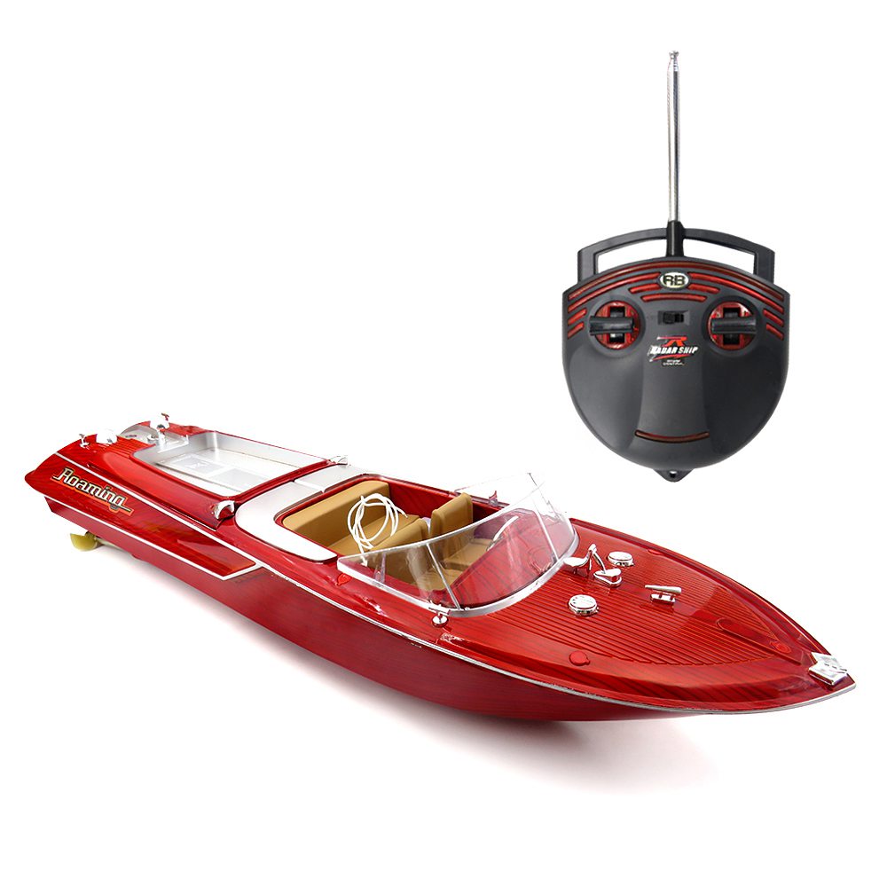 

Flytec HQ2011-1 27Mhz 4CH Brushed RC Racing Boat RTR - Red