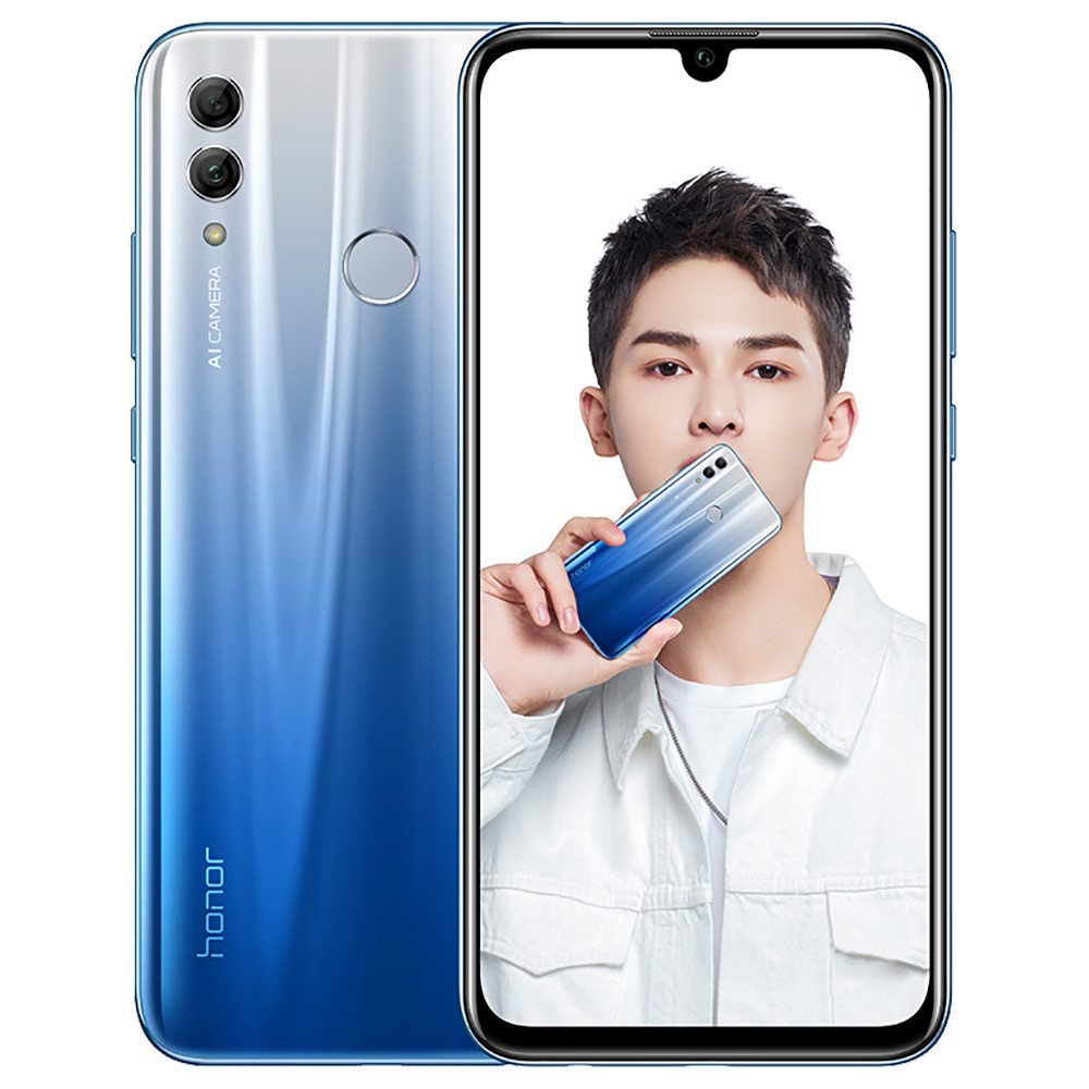 

HUAWEI Honor 10 Lite CN Version 6.21 Inch 4G LTE Smartphone Kirin 710 4GB 64GB 13.0MP+2.0MP Dual Rear Cameras Android 9.0 Touch ID - Blue