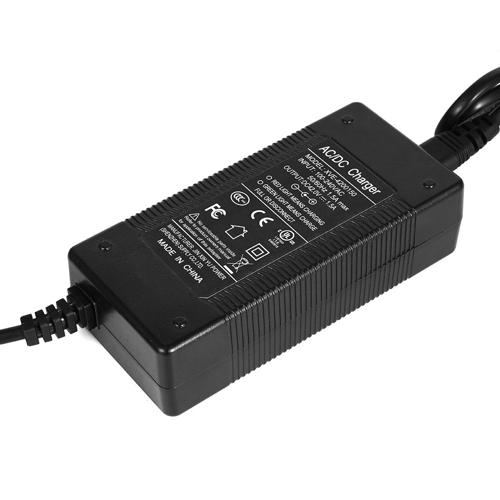 Battery Charger For KUGOO S3 Electric Scooter Black