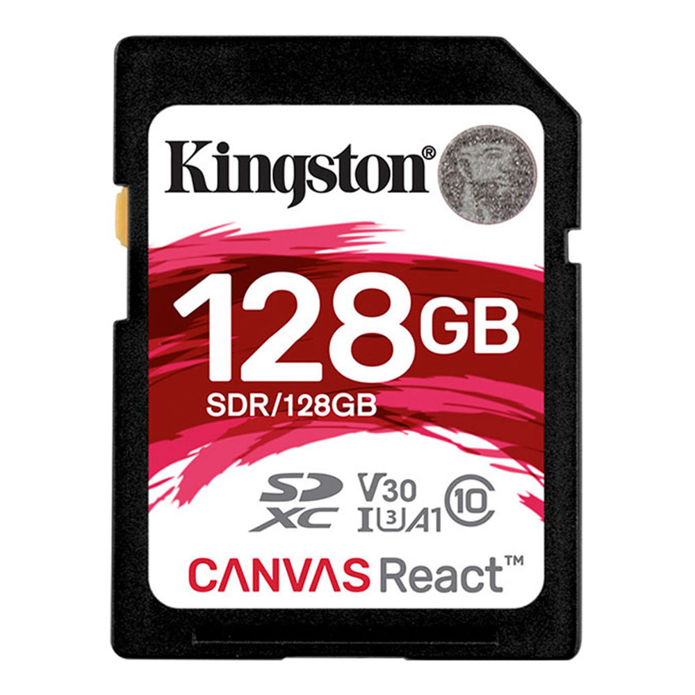 

Kingston SDR Canvas React 128GB MicroSD TF Card Support 4K Video Capture