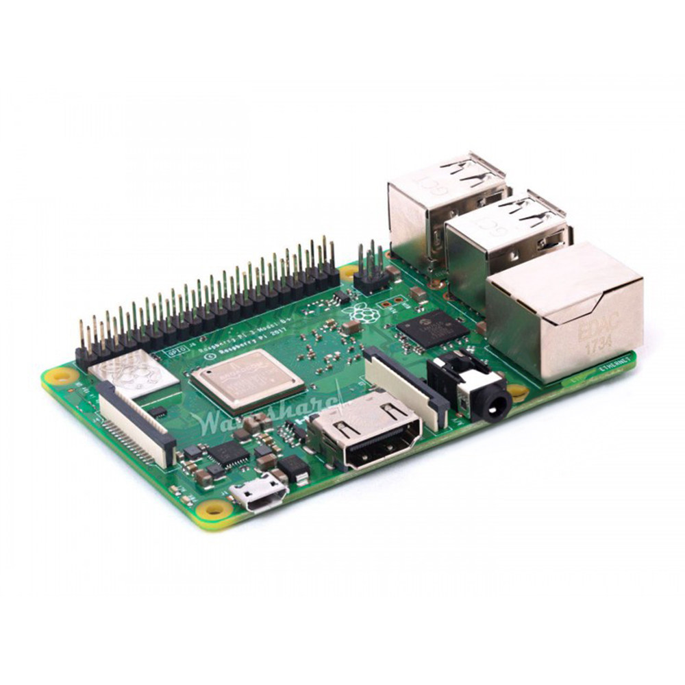 

Raspberry Pi 3 Model B+ Mother Board Mainboard With BCM2837B0 Cortex-A53 (ARMv8) 1.4GHz CPU Dual-band 802.11ac Wireless Bluetooth 4.2 1GB RAM