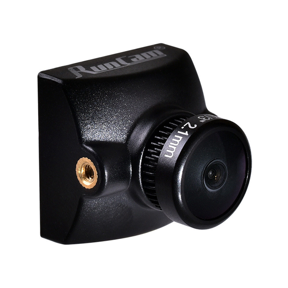 

RunCam Racer 2 Super WDR OSD 2.1mm FOV 145 Degree 700TVL CMOS Sensor Micro FPV Camera 4:3 Widescreen N/P Switchable - Black