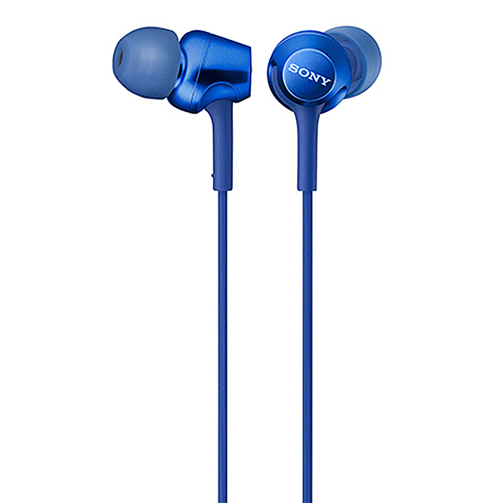 

SONY MDR-EX255AP In-ear Wired Earphones Subwoofer Mobile Phone Line Control - Blue