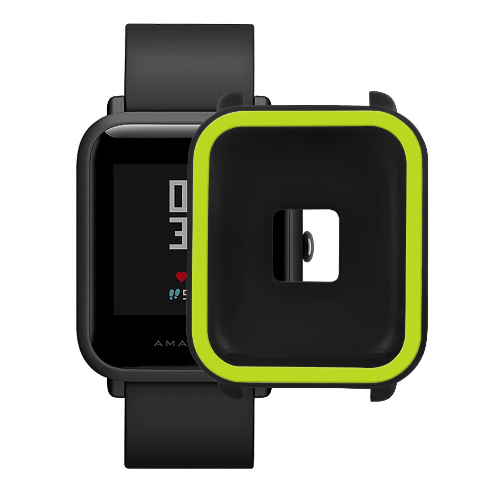

Silicone Anti-cracking Protective Cover Case For Huami Amazfit Bip Smart Watch - Green