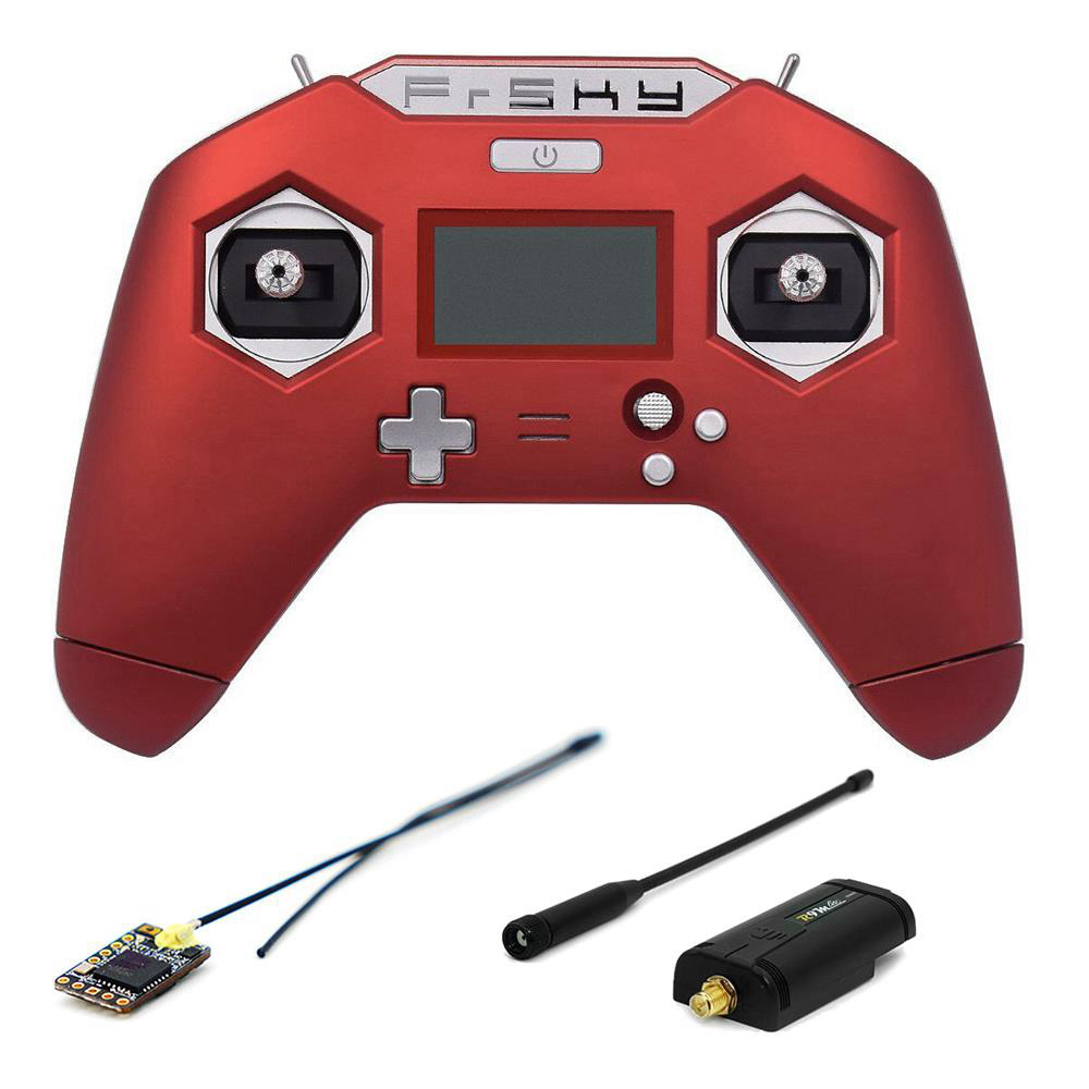 

Frsky Taranis X-Lite 2.4G 16CH Remote Radio Controller With R9M Lite Module R9 MM Receiver Mode 2 - Red Combo Version