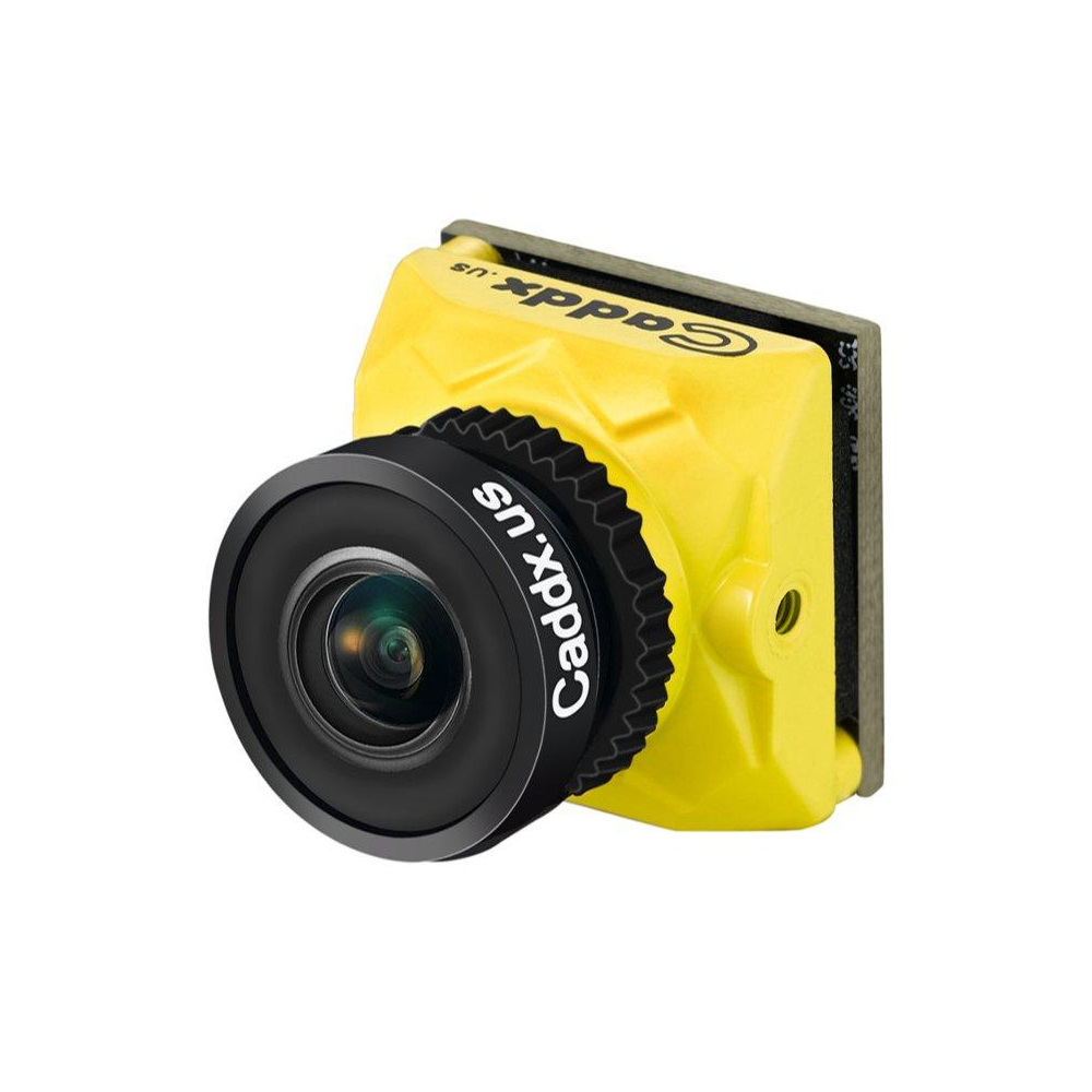 

Caddx Ratel Starlight HDR OSD 1/1.8" 2.1mm ND Filter Lens 1200TVL FPV Camera For Racing Drone - Yellow