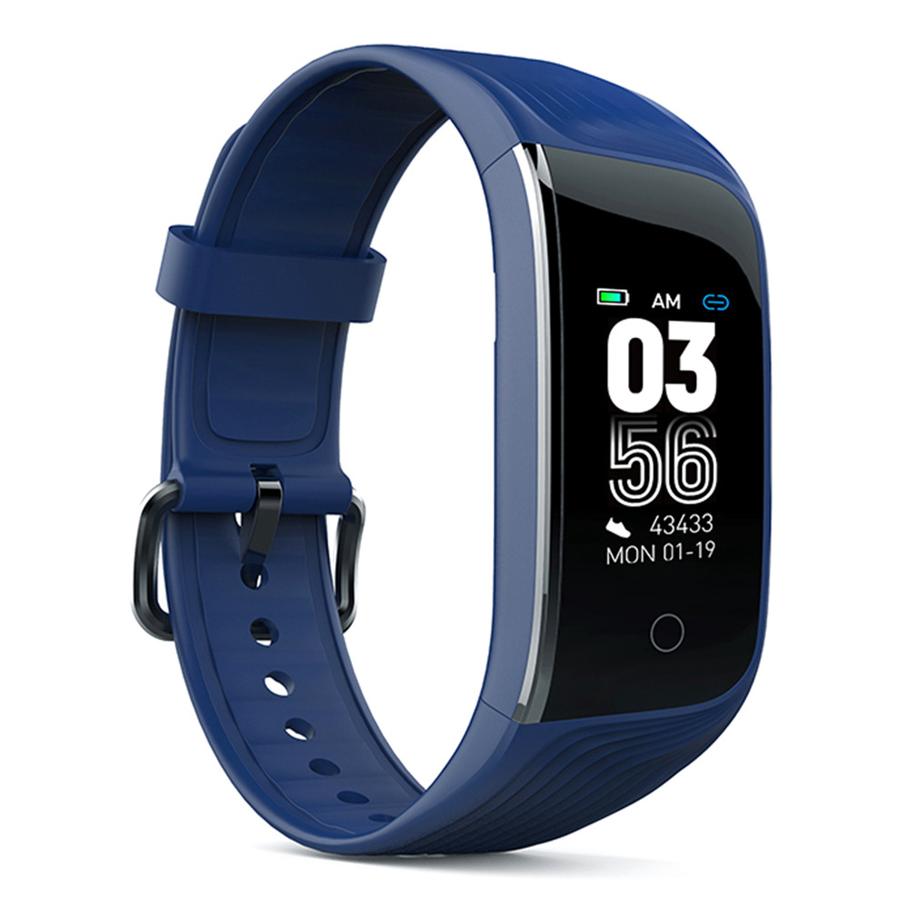 

Makibes HR7 Smart Bracelet Sports Fitness Band 0.96 Inch TFT Screen Heart Rate Sleep Monitor IP68 - Blue