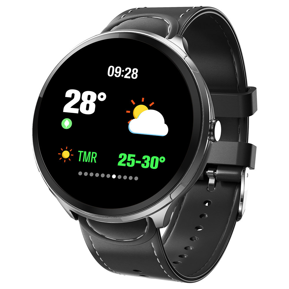 Makibes T4 Pro Smart Watch PU Strap Black
