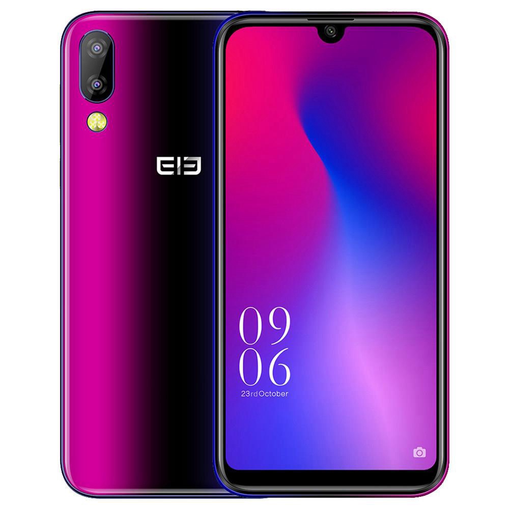 Elephone A6 Mini 5.71 Inch 4G LTE Smartphone MT6761 4GB 64GB 16.0MP+2.0MP Dual Rear Cameras Android 9.0 Face ID Fast Charge - Rainbow