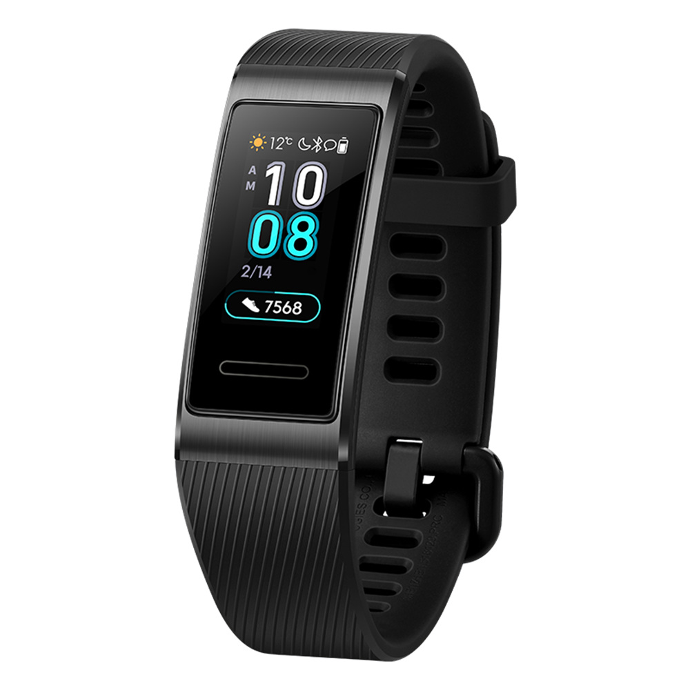 

Huawei Band 3 Pro Smart Bracelet 0.95 Inch AMOLED Screen Built-in GPS Heart Rate Sleep Monitor 5ATM Swimming Posture Recognition - Black