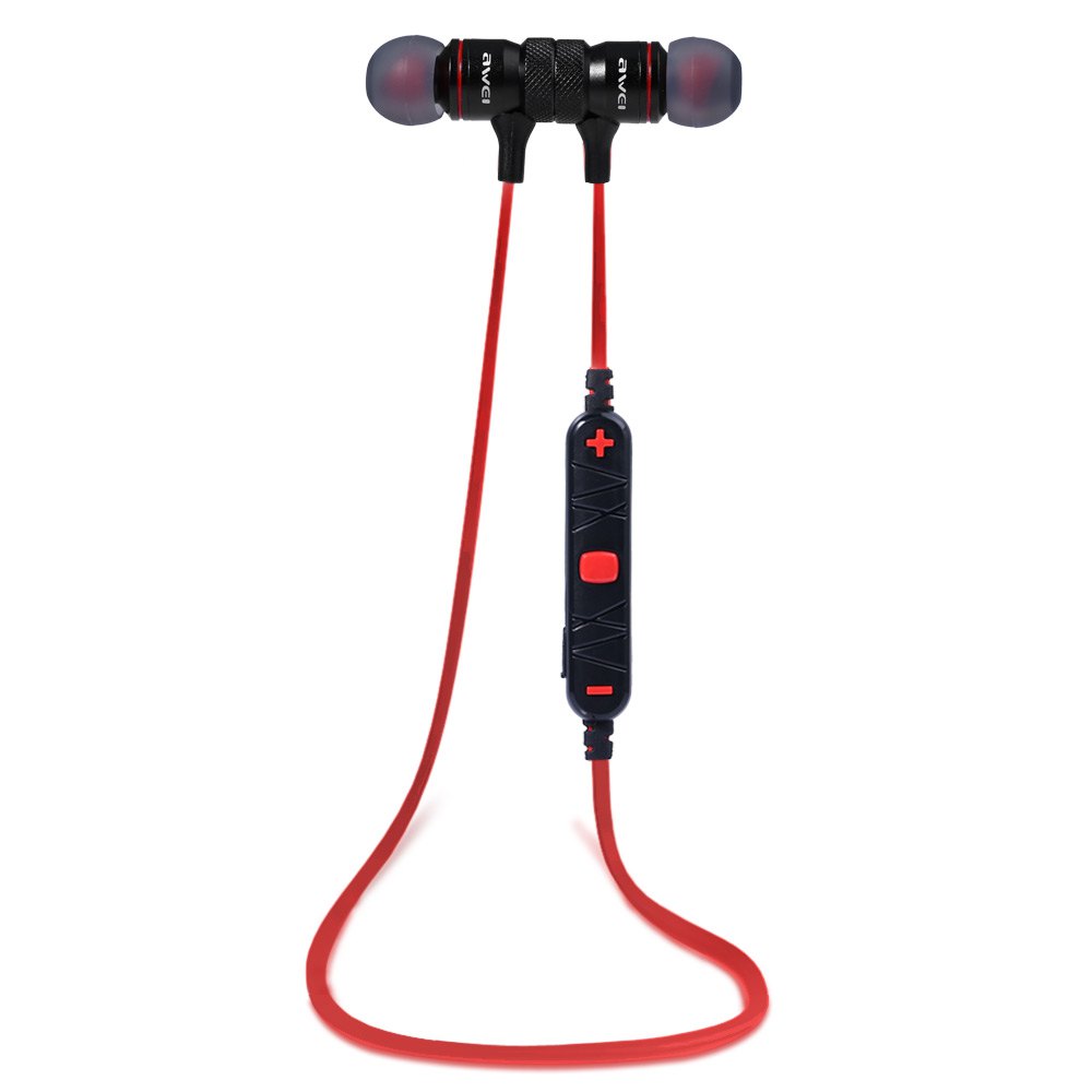 

AWEI A920BL Bluetooth Earphones Magnetic CVC6.0 Noise Reduction - Red