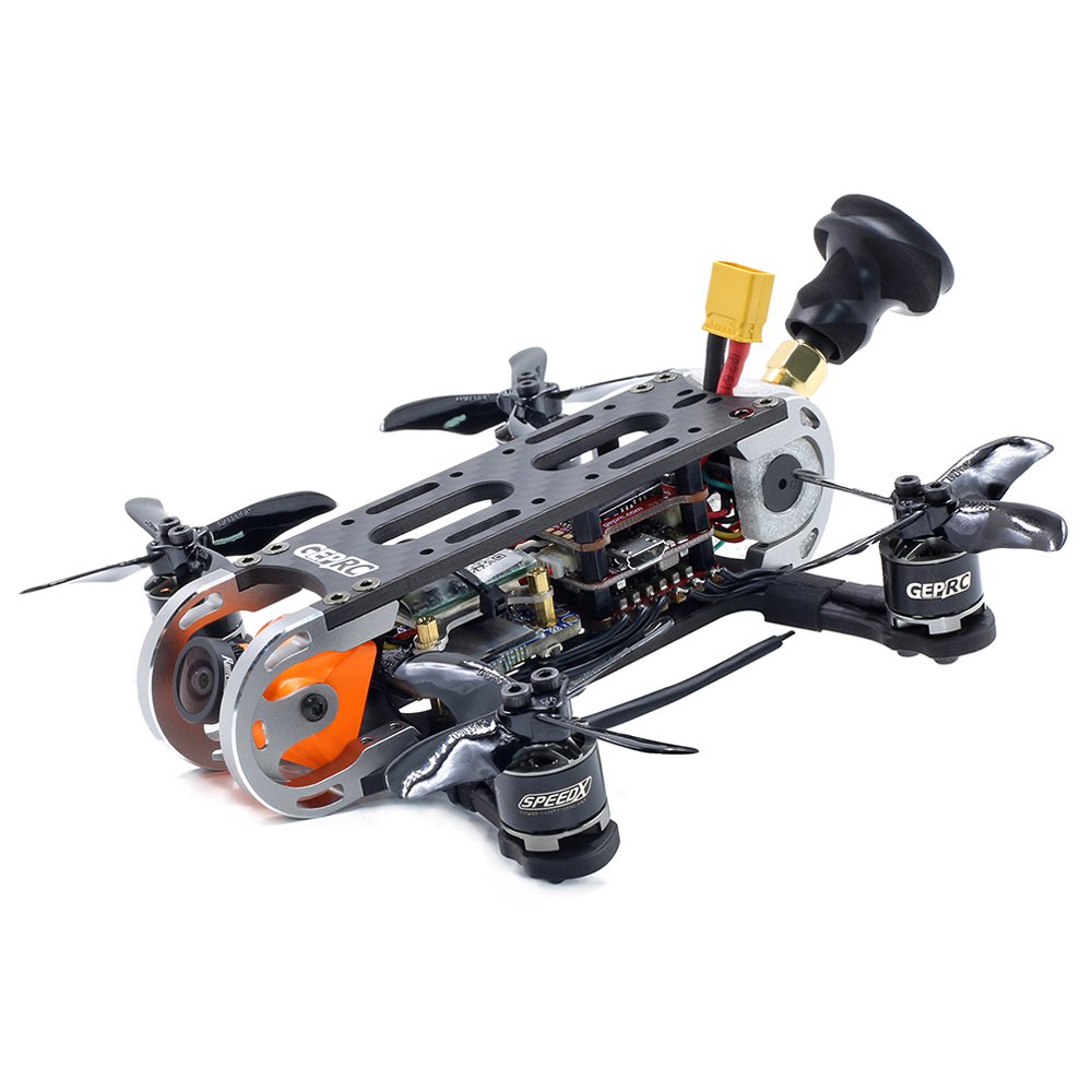 

Geprc GEP-CX Cygnet 2 115mm FPV Racing Drone F4 20A 48CH 200mW VTX RunCam Split Mini 2 1080P Cam BNF - Frsky XM+ Receiver