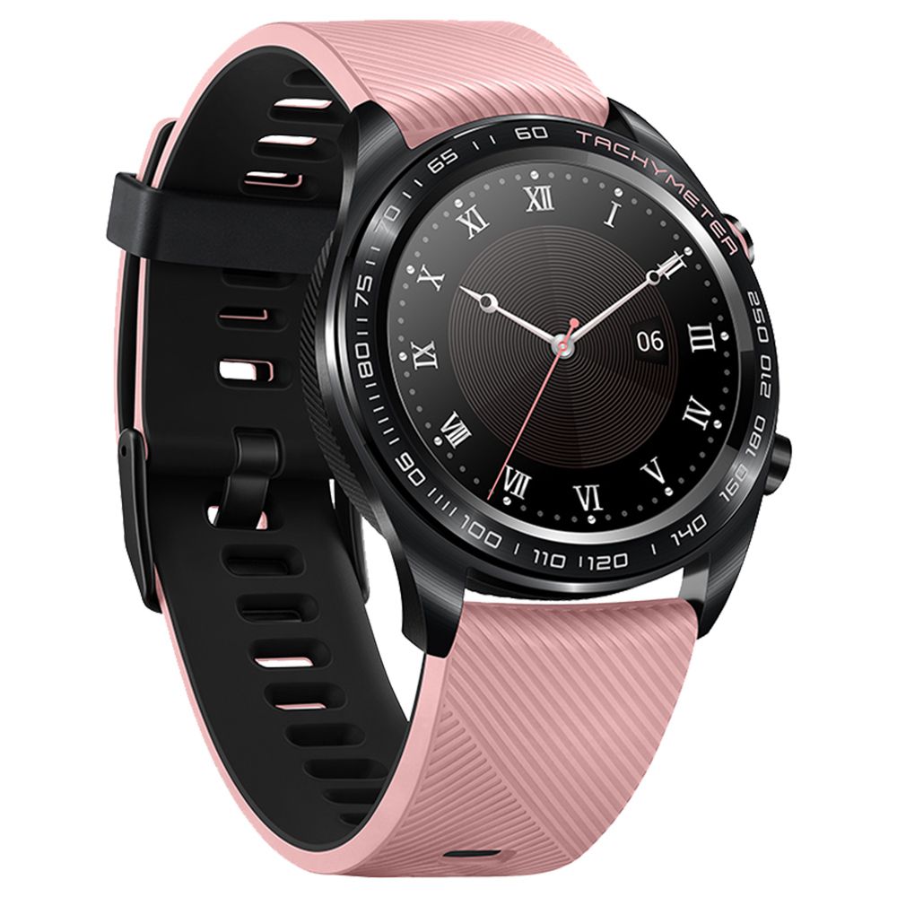 Huawei Honor Dream Smart Watch 1.2 Inch AMOLED Color Screen Built-in GPS NFC Payment Heart Rate Monitor 5ATM Waterproof - Pink