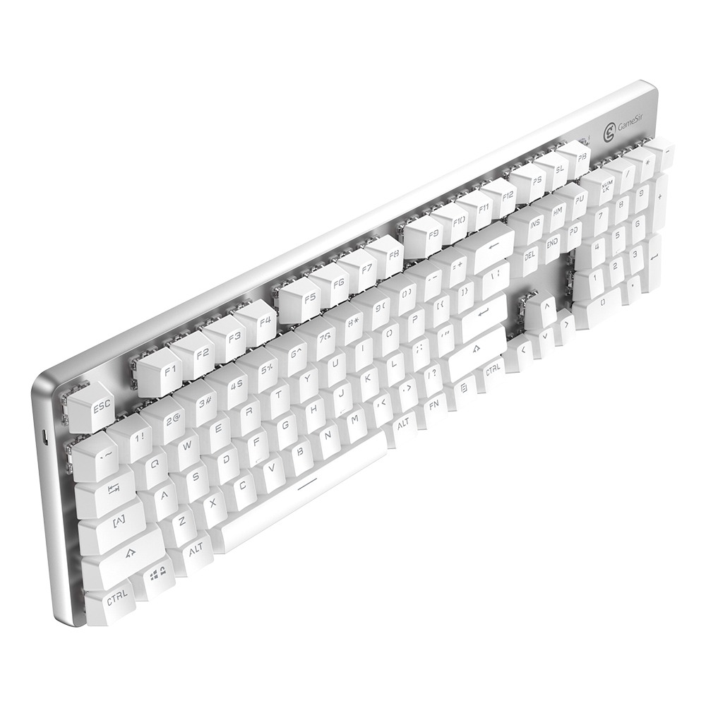 GameSir GK300 Wireless Bluetooth/2.4G Mechanical Gaming Keyboard White