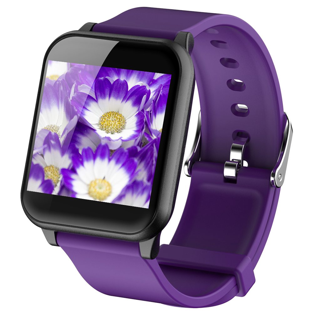 Makibes B02 Smartwatch Blood Pressure Color UI Wristband Purple