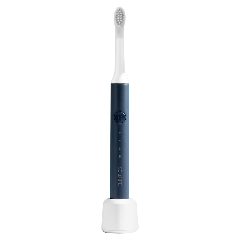 So White (PINGJING) EX3 Sonic Electric Toothbrush Oral Cleaner IPX7 Water Resistant 3 Vibration Modes 25 Days Standby Time - Blue