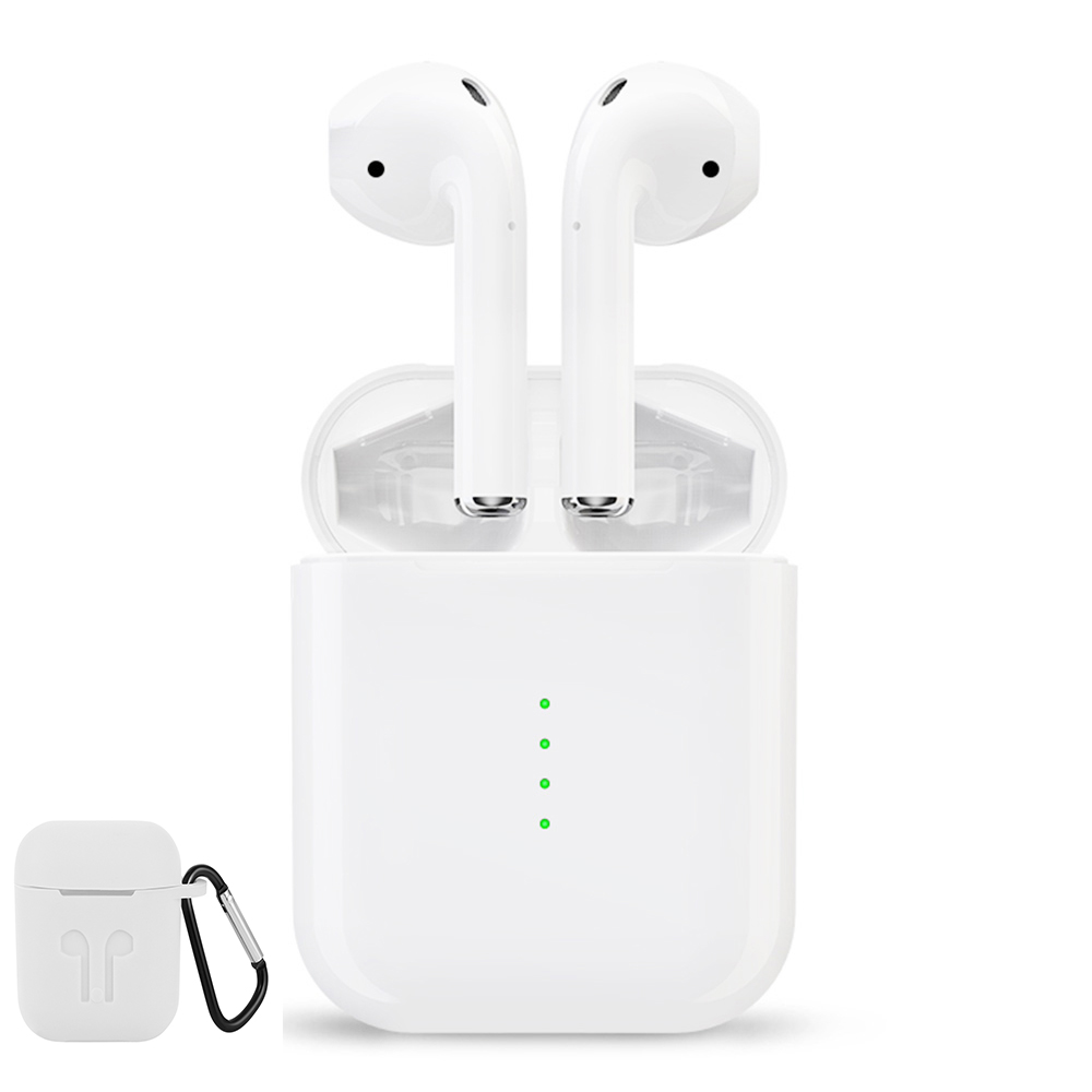 

i10 TWS Bluetooth 5.0 Earbuds + White Charging Box Protective Case