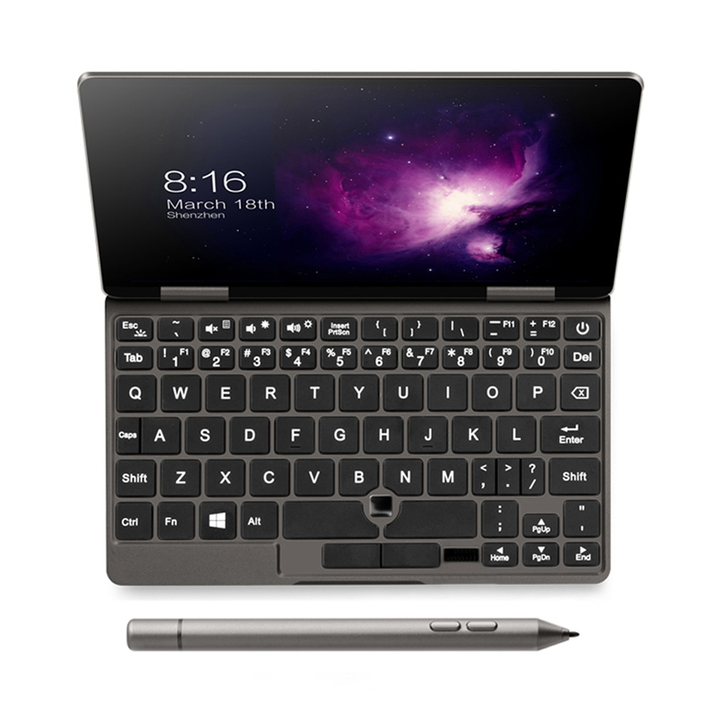 One Netbook One Mix 2S Yoga Pocket Laptop Intel Core i7-8500Y Dual-Core Touch ID (Platinum) + Original Stylus Pen (Platinum)