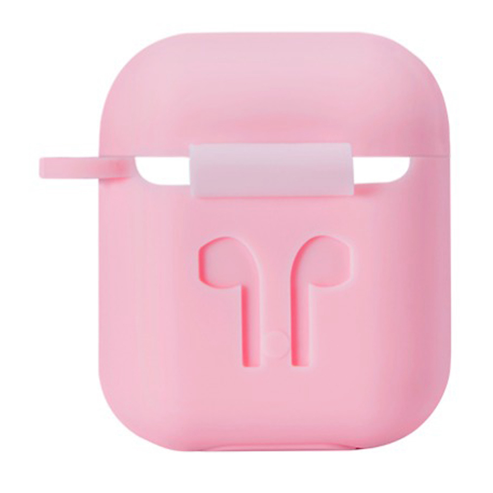 Charging Box Protective Case for TWS Wireless Earbuds Pink