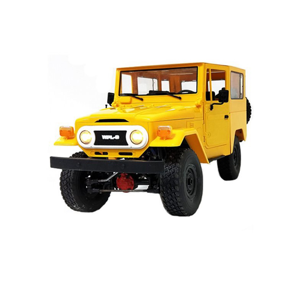 

WPL C34-KM FJ40 Metal Version 1/16 4WD Crawler Climbing Vehicle RC Car Kit - Yellow