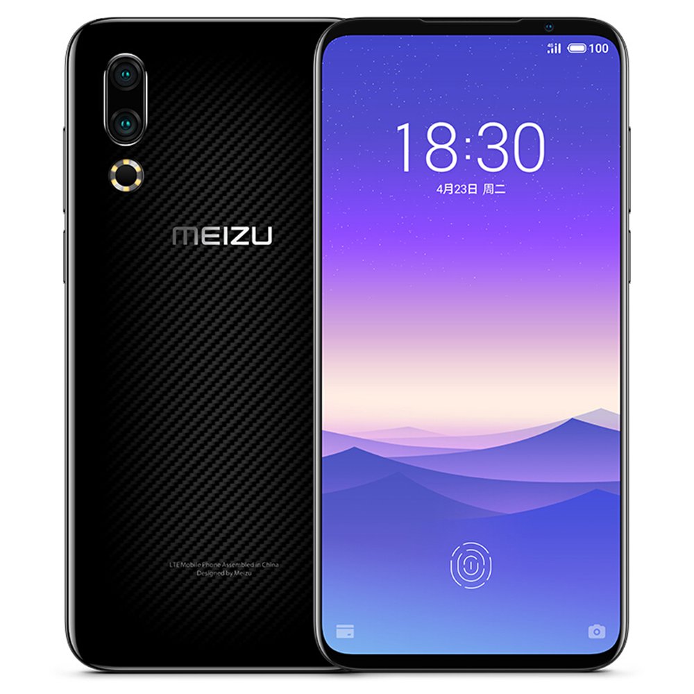 

Meizu 16S CN Version 6.2 Inch 4G LTE Smartphone Snapdragon 855 6GB 128GB 48.0MP+20.0MP Dual Rear Cameras Android 9 In-display Fingerprint Type-C - Black