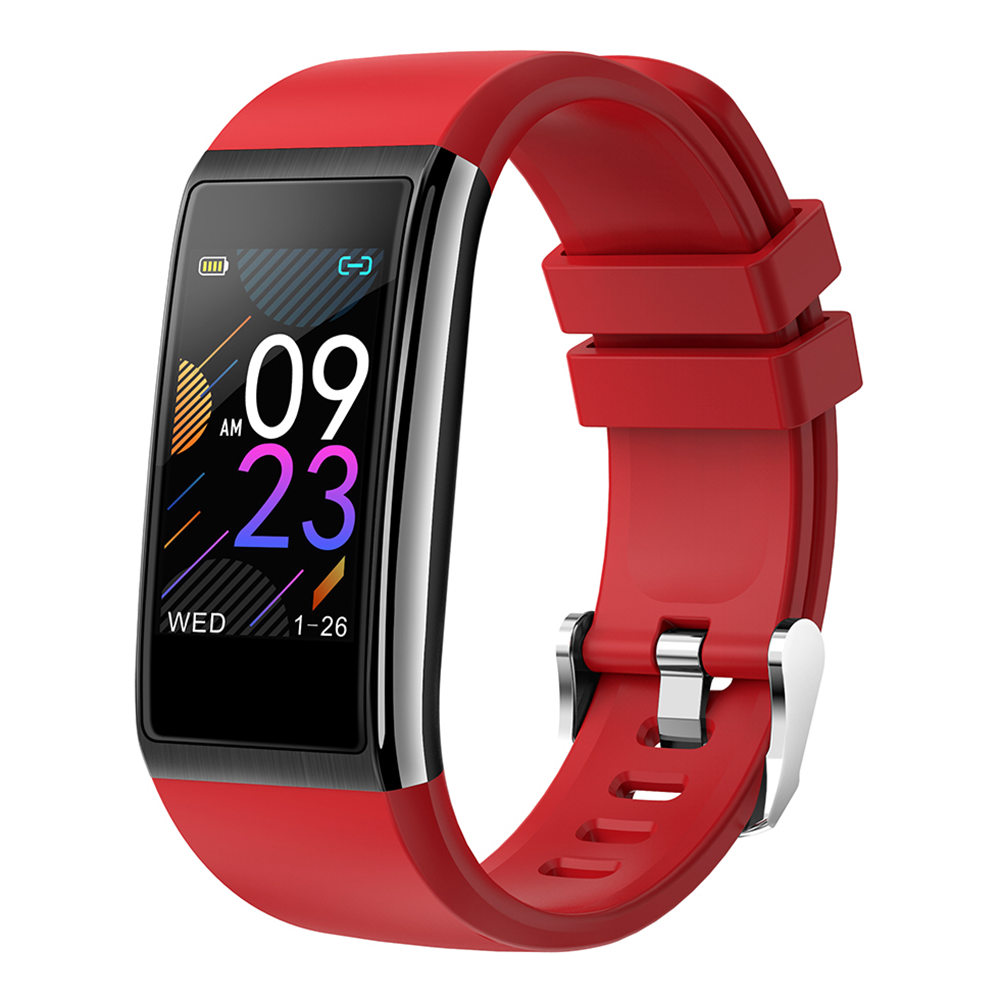 

Makibes HR9 Smart Bracelet 1.14 Inch IPS Color Screen Continuous Heart Rate Monitor IP68 Water Resistant - Red