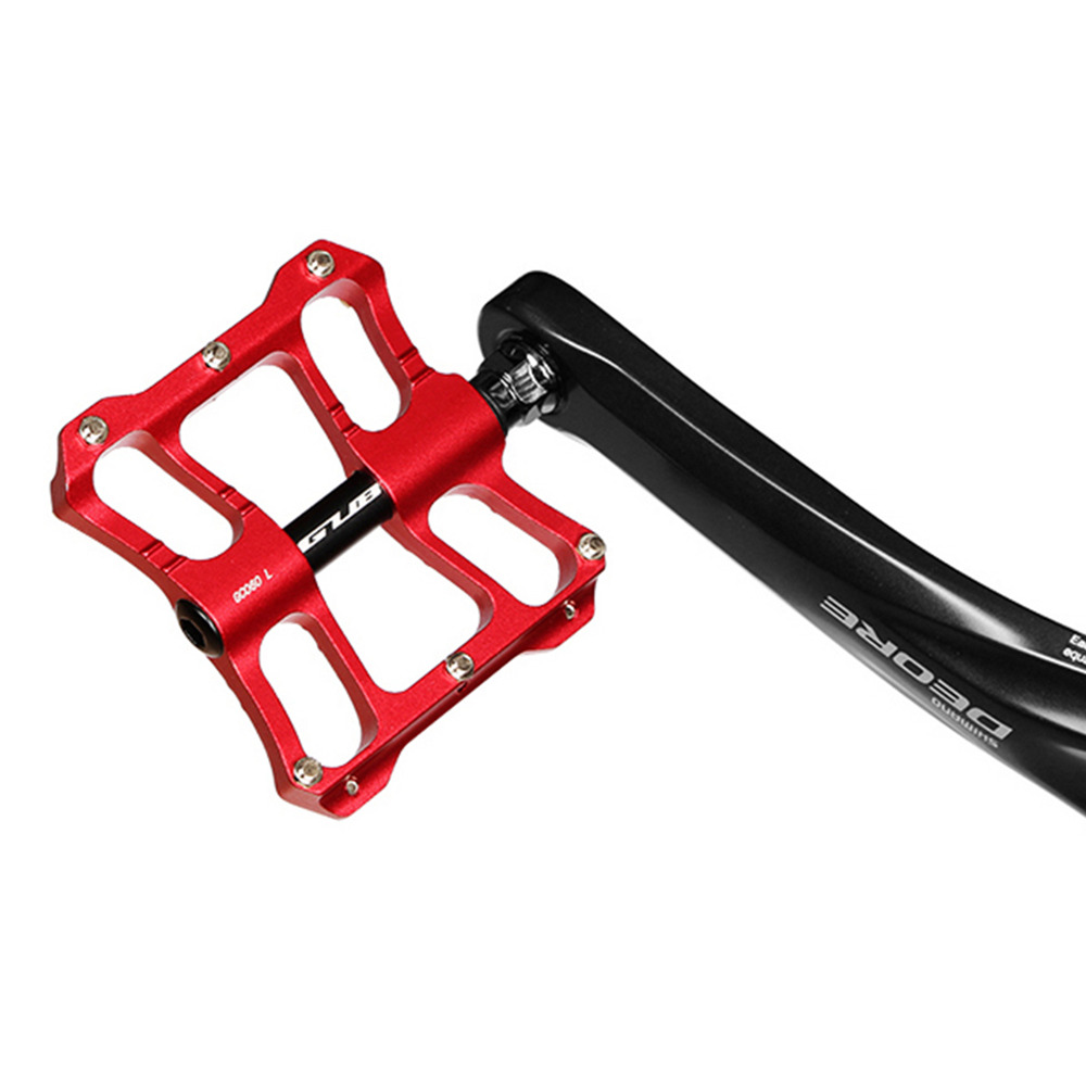 GUB GC060 Cycling Pedals Red