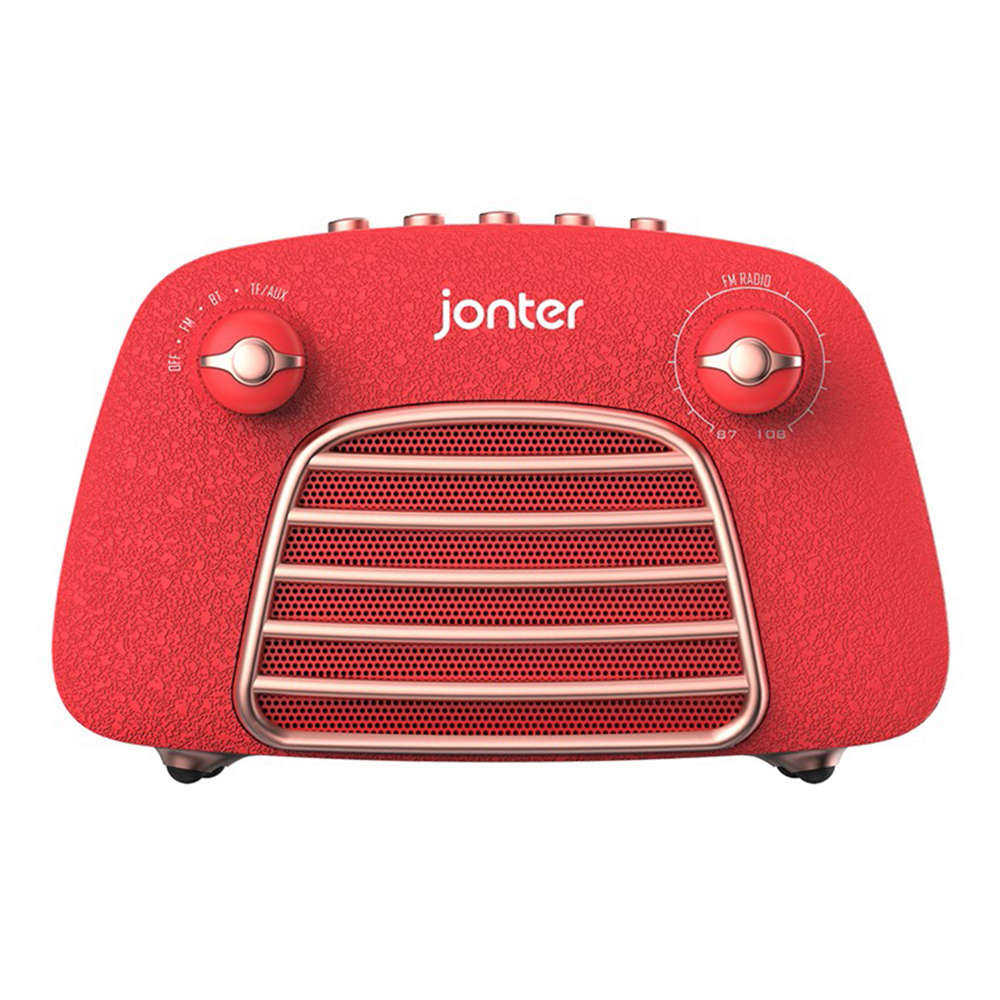 

JONTER M1 Wireless Bluetooth 4.2 Speaker Subwoofers Loudspeakers Radio - Red