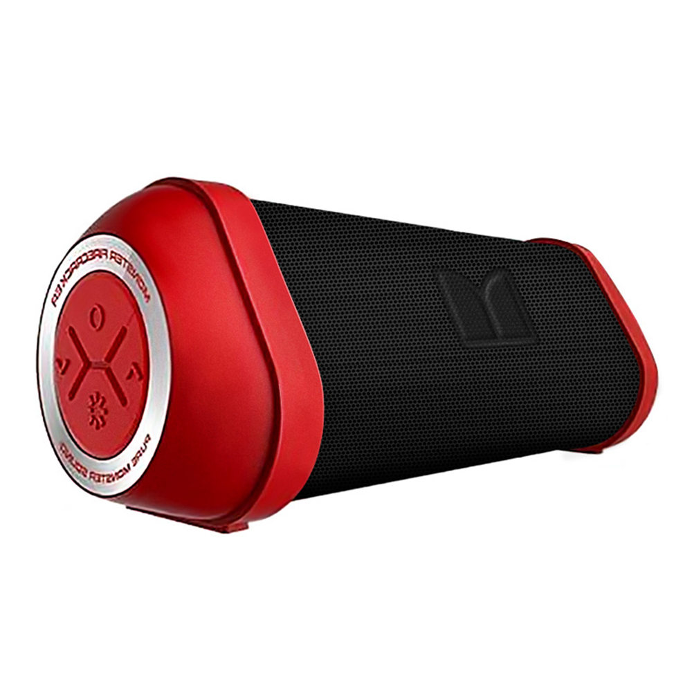 

Monster FireCracker Portable Bluetooth Speaker IPX5 Water Resistant - Red