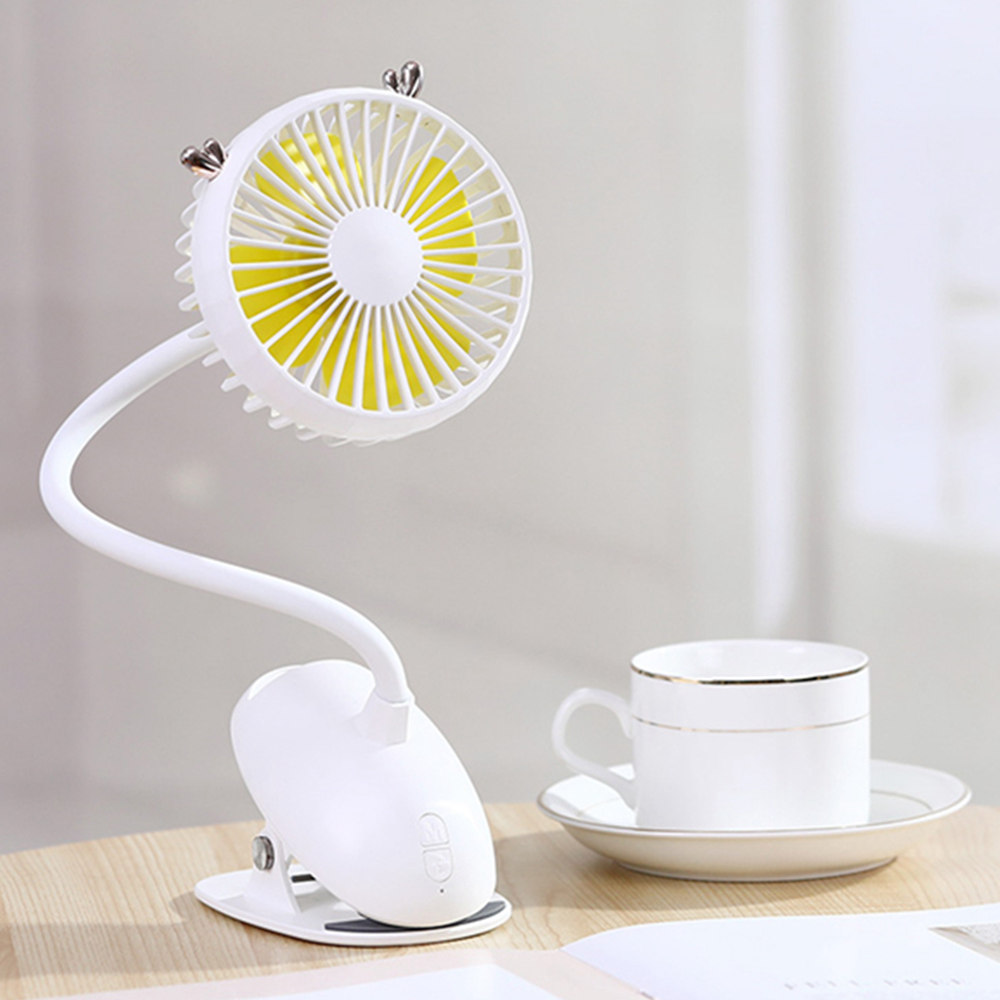 Portable Clip-on Fan White