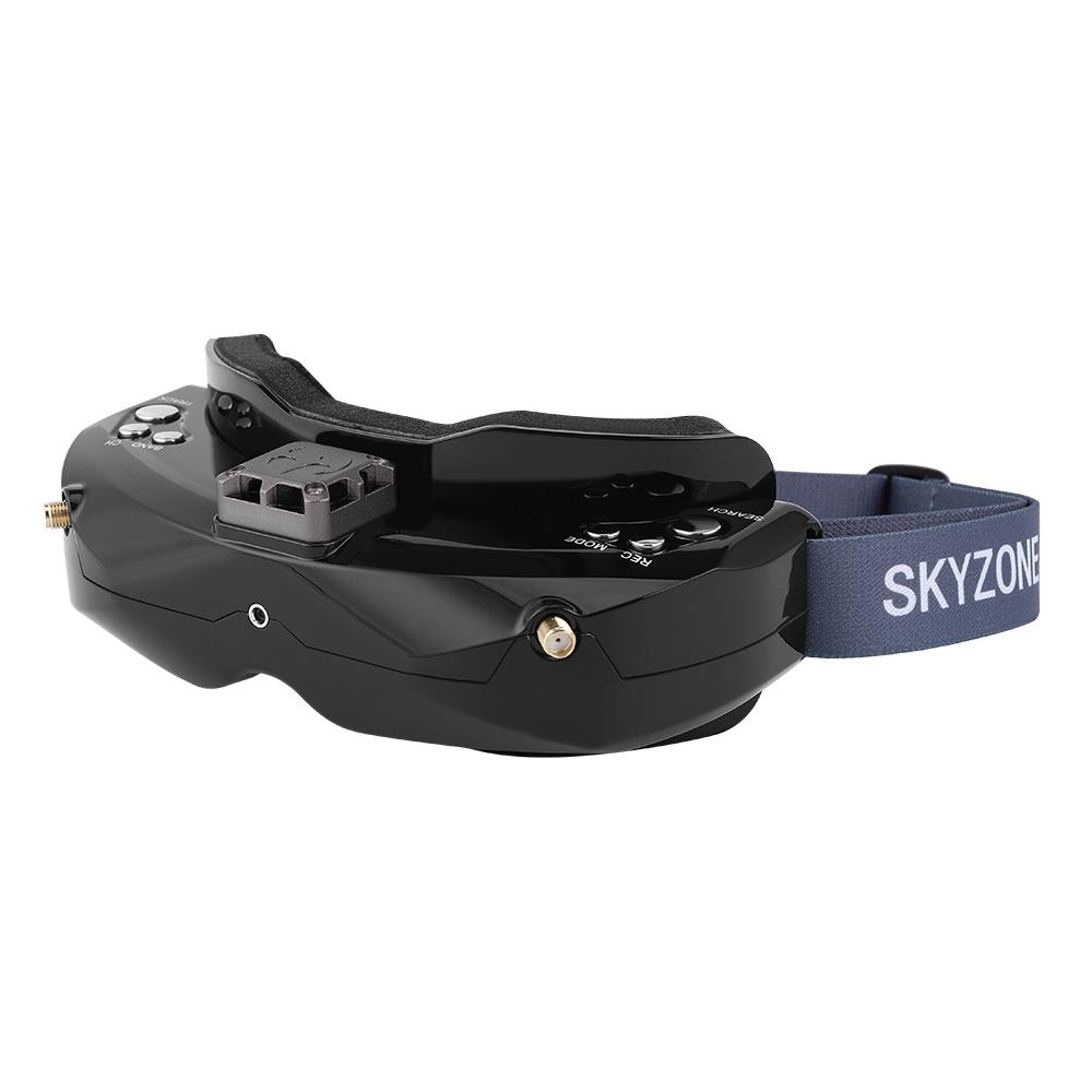 

Skyzone SKY02C 5.8G 48CH True Diversity FPV Goggles Built-in Fan DVR Support HDMI IN For Racing Drone - Black