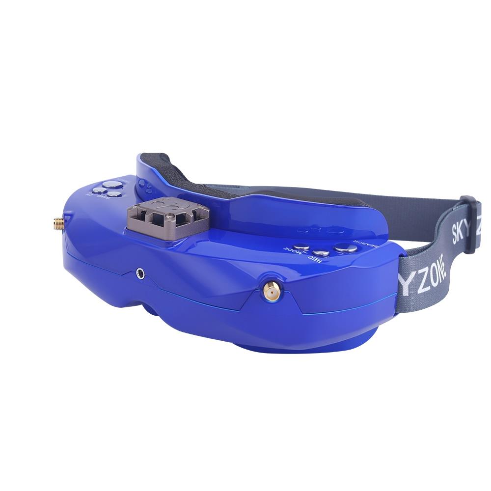 

Skyzone SKY02C 5.8G 48CH True Diversity FPV Goggles Built-in Fan DVR Support HDMI IN For Racing Drone - Blue