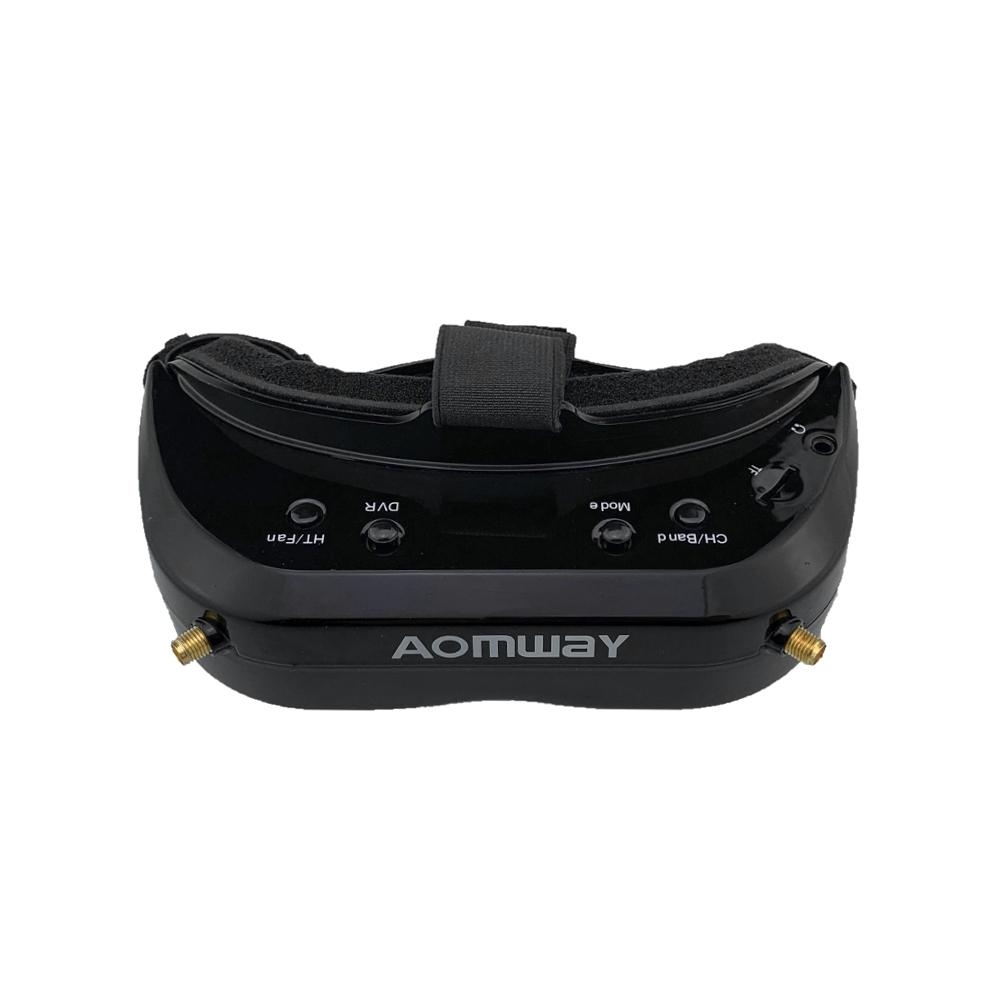 

Aomway Commander V1S 854x480 5.8Ghz 64CH Diversity FPV Goggles RF 2D/3D HDMI Built-in DVR Fan Support Head Tracking - Black