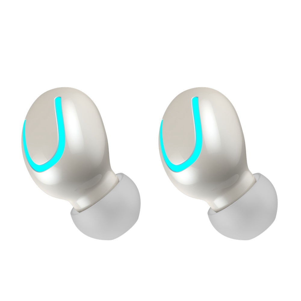 Hbq Q32 Tws Bluetooth 50 Earbuds White 5303